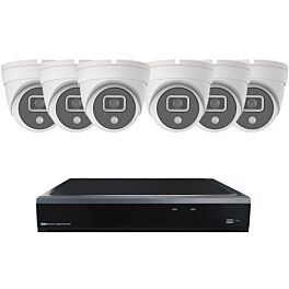 Dome Mini-Kamerasystem Weiß SMART 6