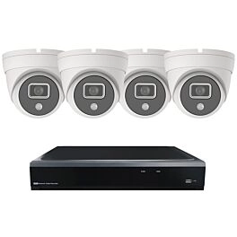 Kabelloses Dome-Minikamerasystem Weiß SMART 4