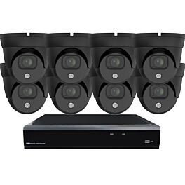 Kabelloses Dome-Kamerasystem Schwarz SMART 8