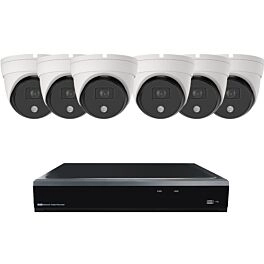 Dome Mini-Kamerasystem Weiß ELITE 6