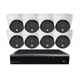 Dome Mini-Kamerasystem Weiß ELITE 8