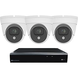 Drahtloses Dome-Kamerasystem Weiß SMART 3
