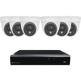 Drahtloses Dome-Kamerasystem Weiß SMART 6