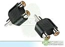 Splitter Cinch-Buchse - Cinch-Stecker