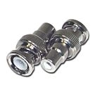BNC-Stecker - Tulpenform / RCA-Buchse (Stecker)
