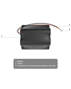 Batterie Ajax Hub BP 7,2 V 95 Ah