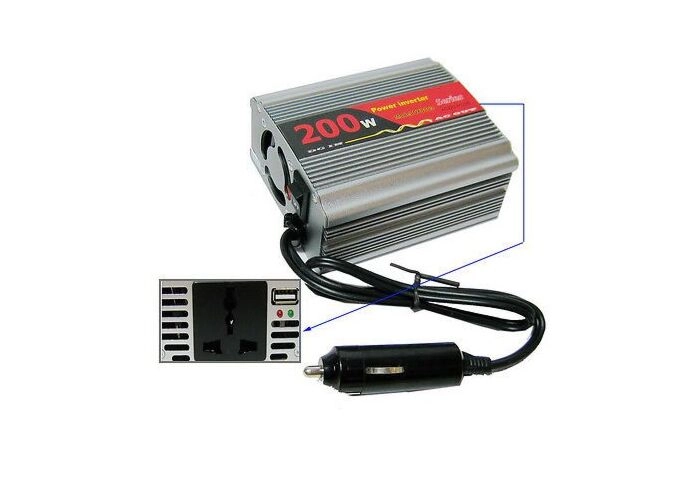 12 Volt DC - 220 Volt AC Konverter (200 W) main product photo